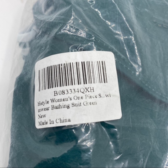 Women's One Piece Tummy Control Deep V Neck Monokini Swimwear Bathing Suit Sz XL - Picture 9 of 11